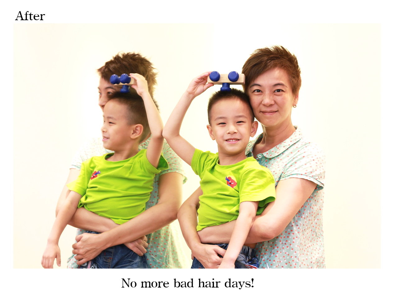20160618王小姐與小兒子剪髮後組圖5