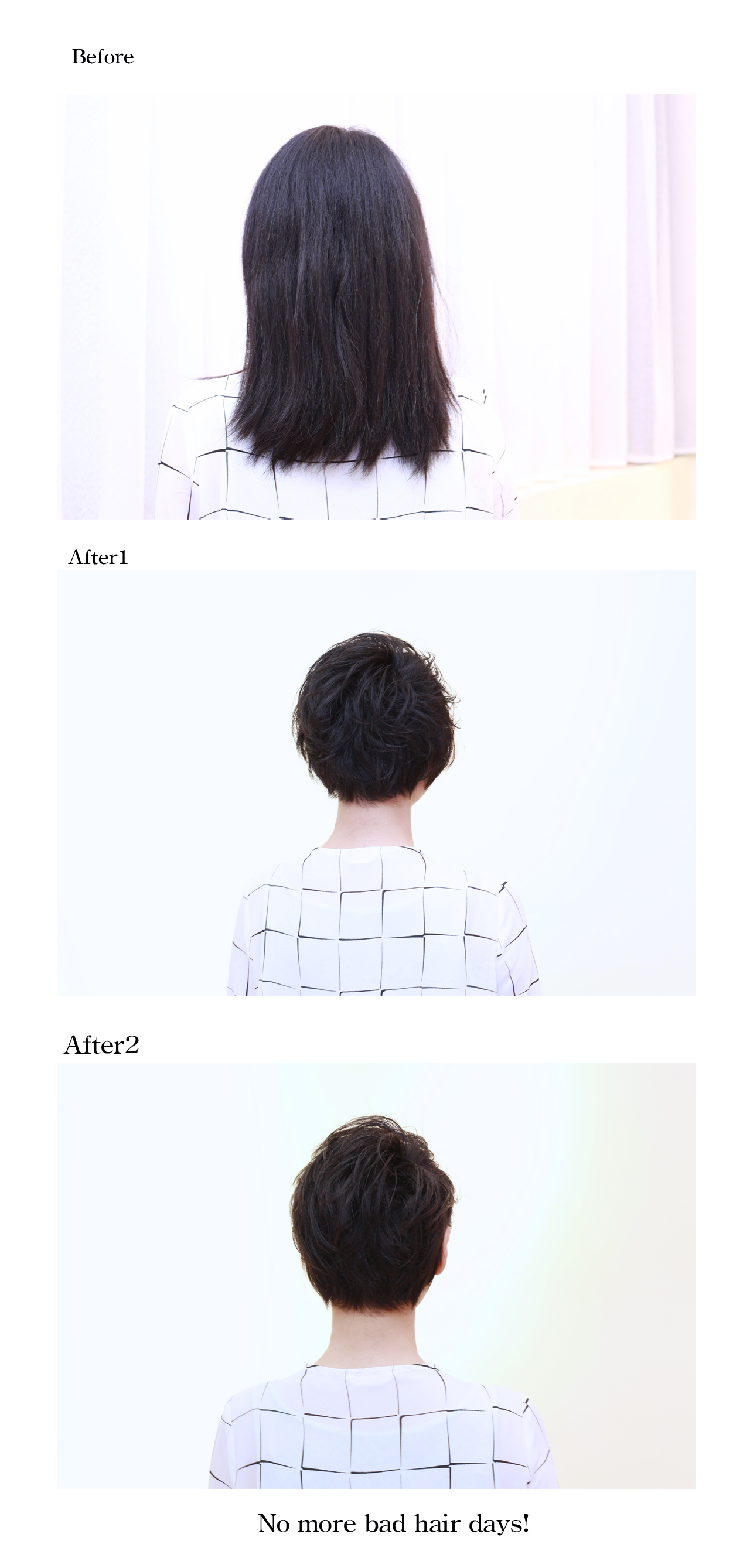20161015王小姐剪髮前後後面組圖1