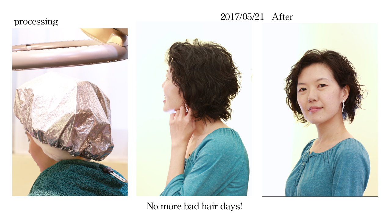 20170521林小姐剪燙髮後組圖1
