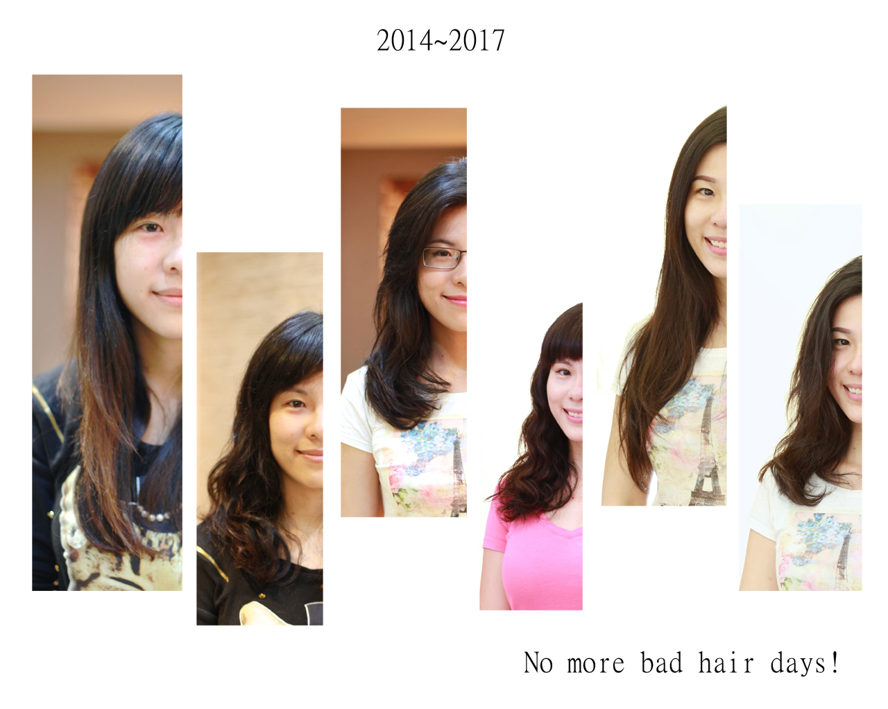 2014到2017陳小姐髮型變化組圖1