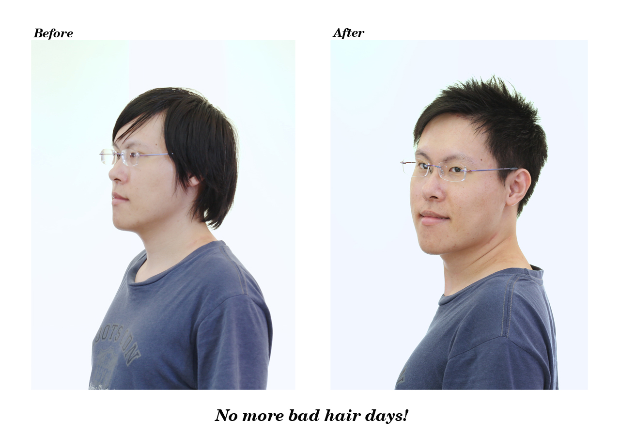 20190106王先生剪髮前後照右側面組圖3